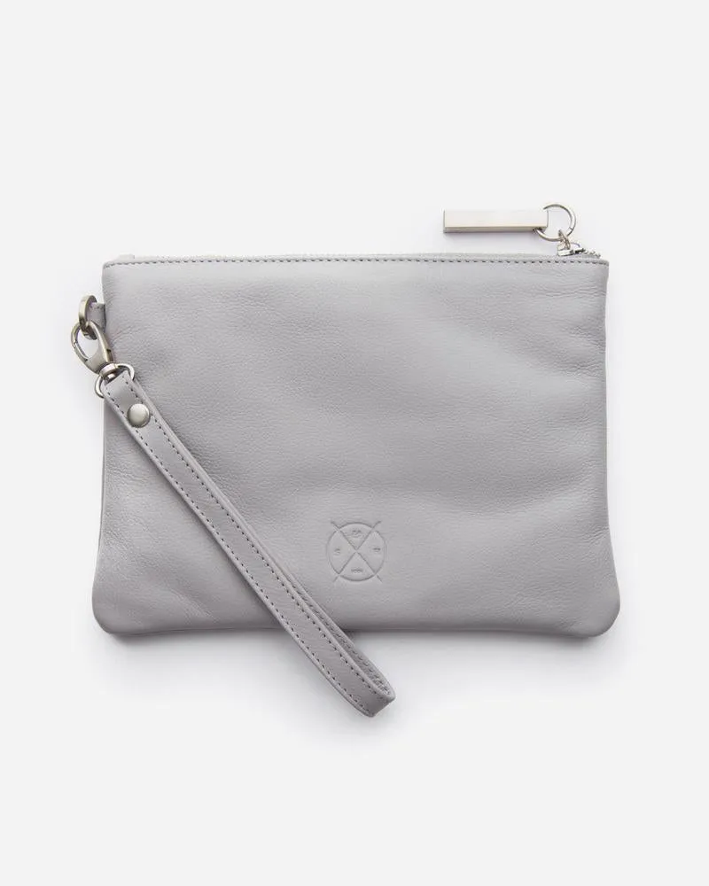 Cassie Leather Clutch