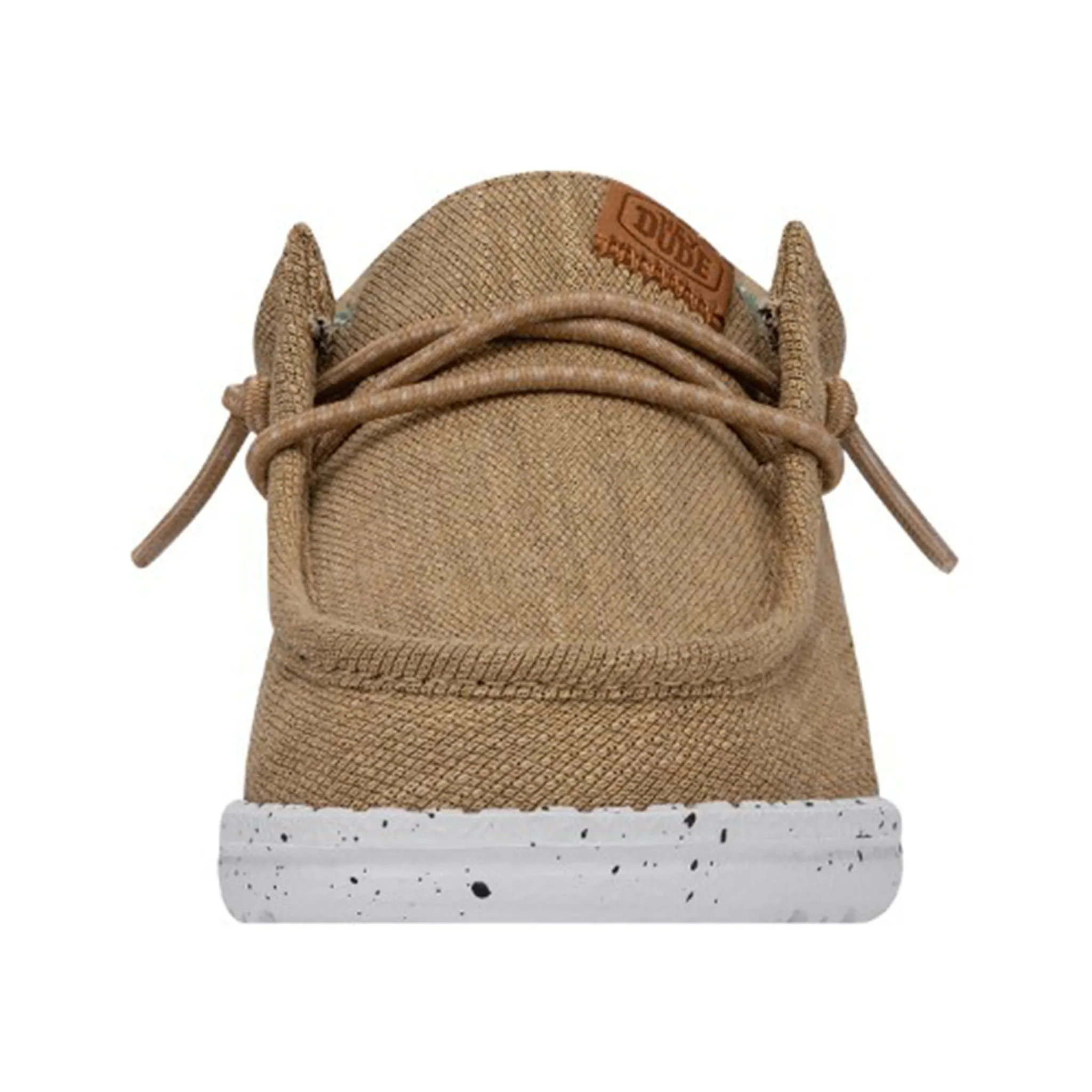 Hey Dude Wally Toddler Washed Canvas Walnut Shoes