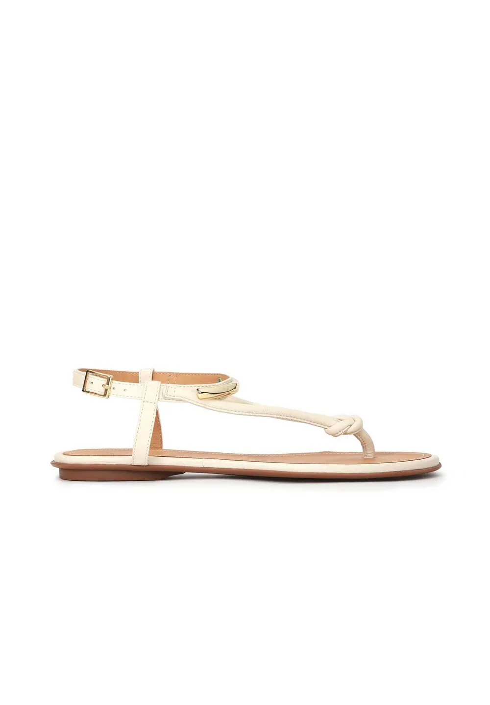 Kazar T-strap sandals, cream