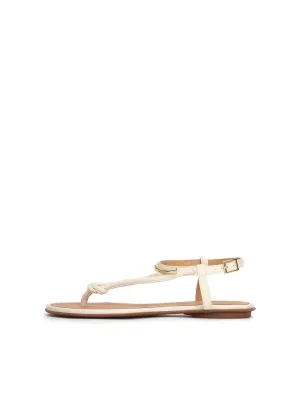 Kazar T-strap sandals, cream