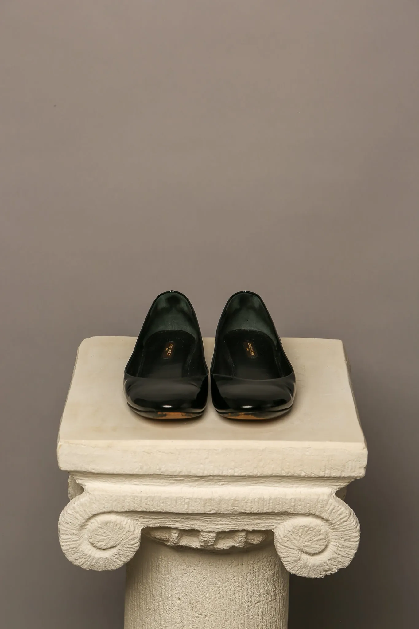 LOUIS VUITTON Patent Leather Ballet Flats