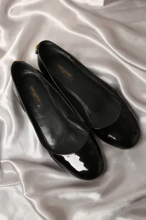LOUIS VUITTON Patent Leather Ballet Flats