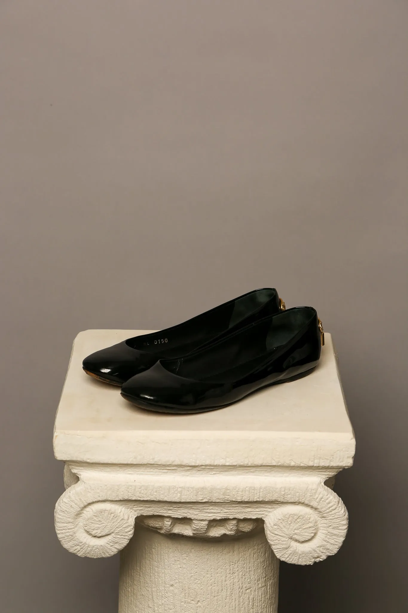 LOUIS VUITTON Patent Leather Ballet Flats