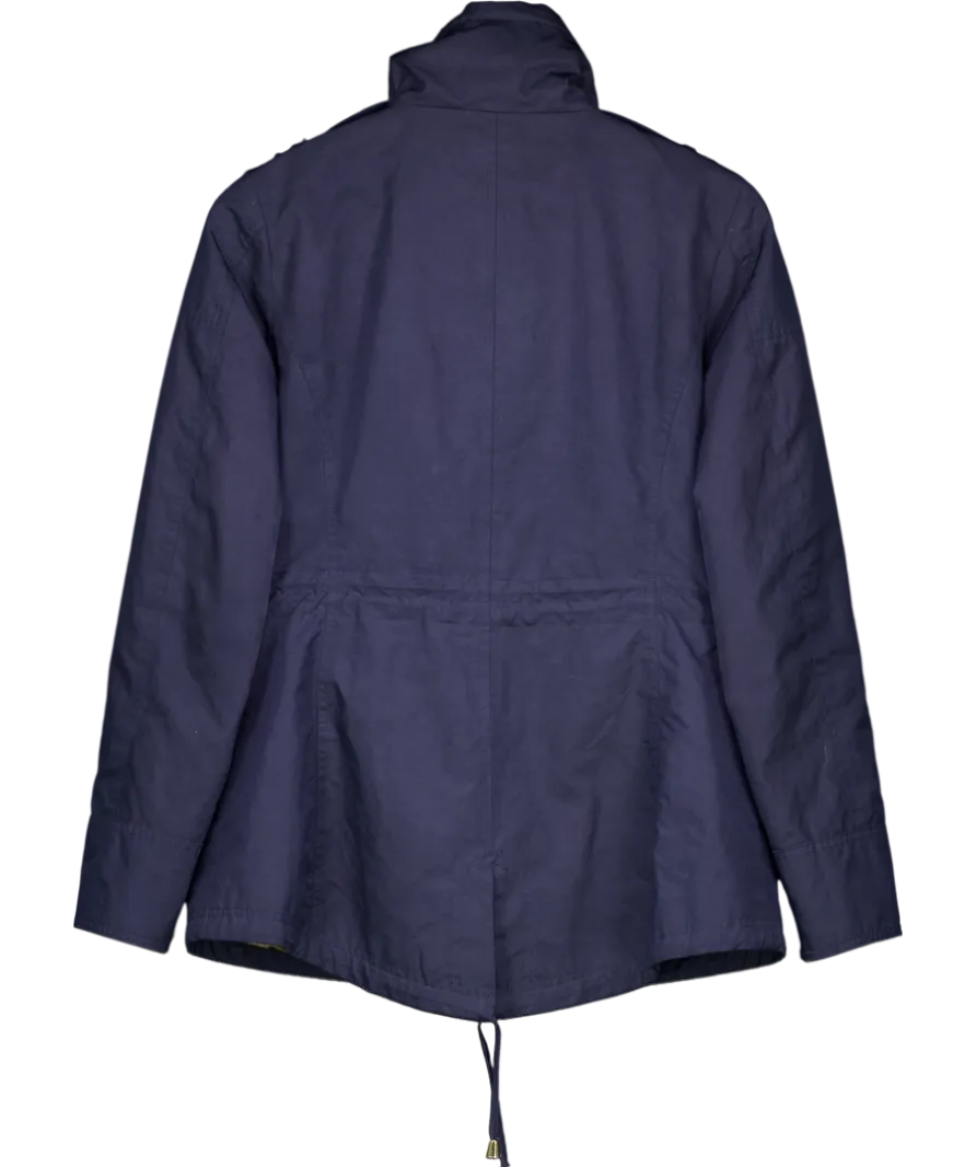 Michael Kors Blue Water Resistant Coat UK S