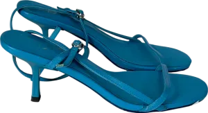 Orgiginal corium Sky Blue Ankle Strap Sandals UK 4 EU 37 👠