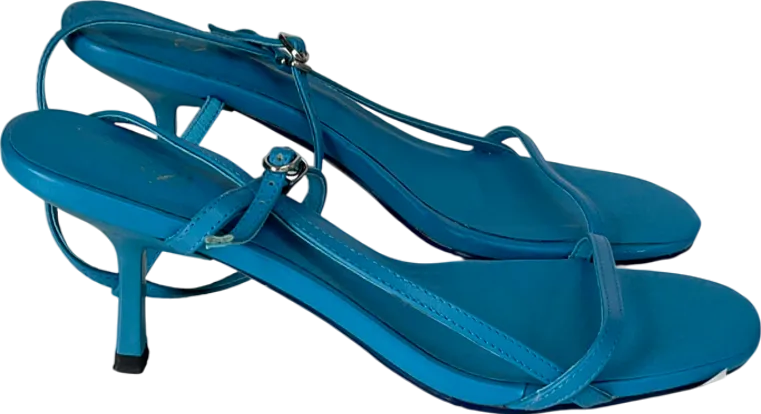Orgiginal corium Sky Blue Ankle Strap Sandals UK 4 EU 37 👠
