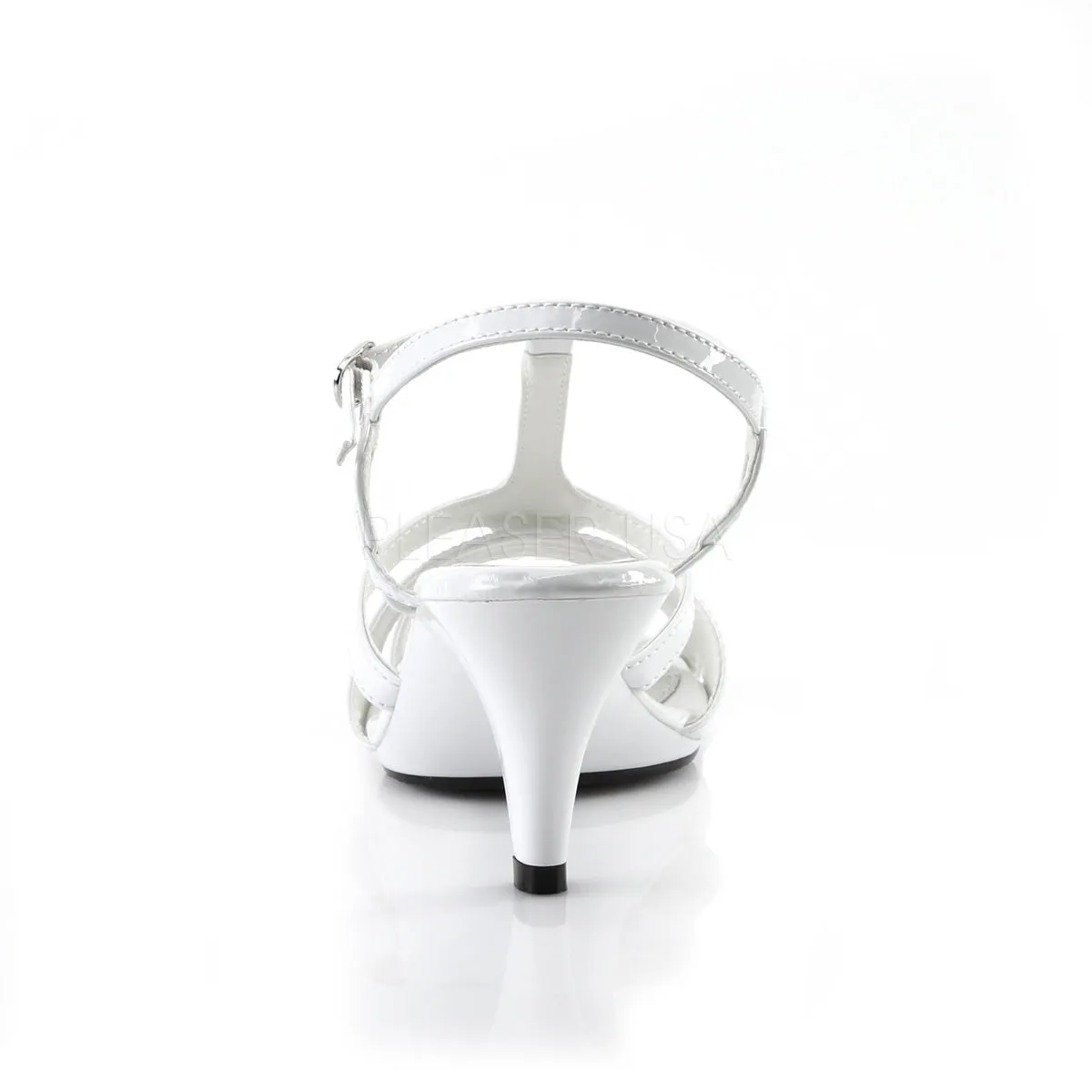 Sexy T-Strap White Sandals