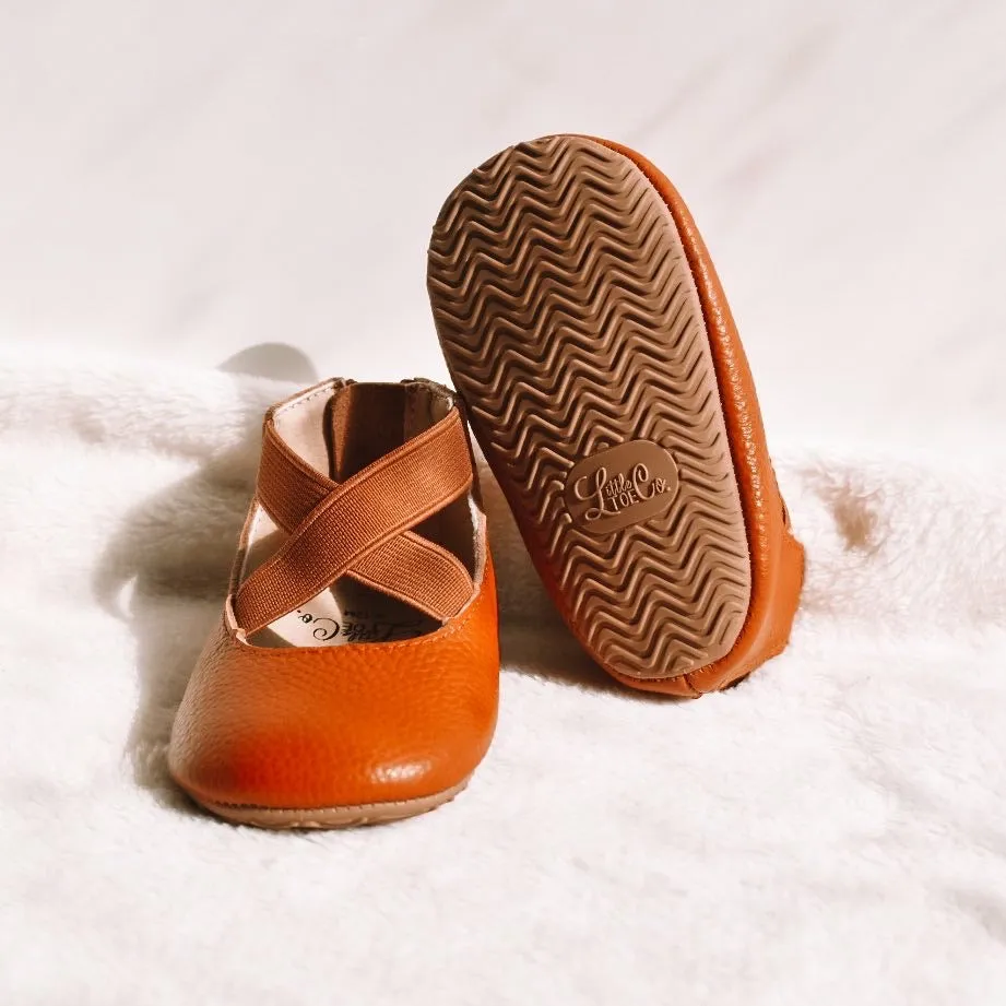 Tan Ballet Flats