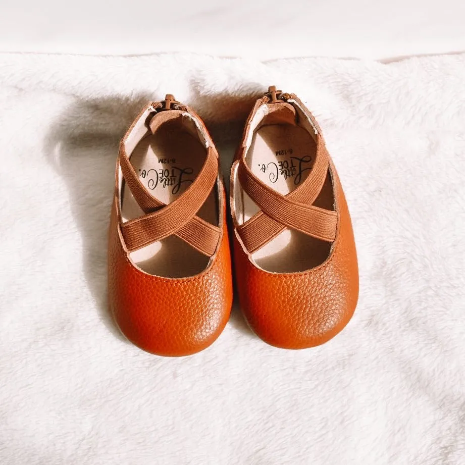 Tan Ballet Flats