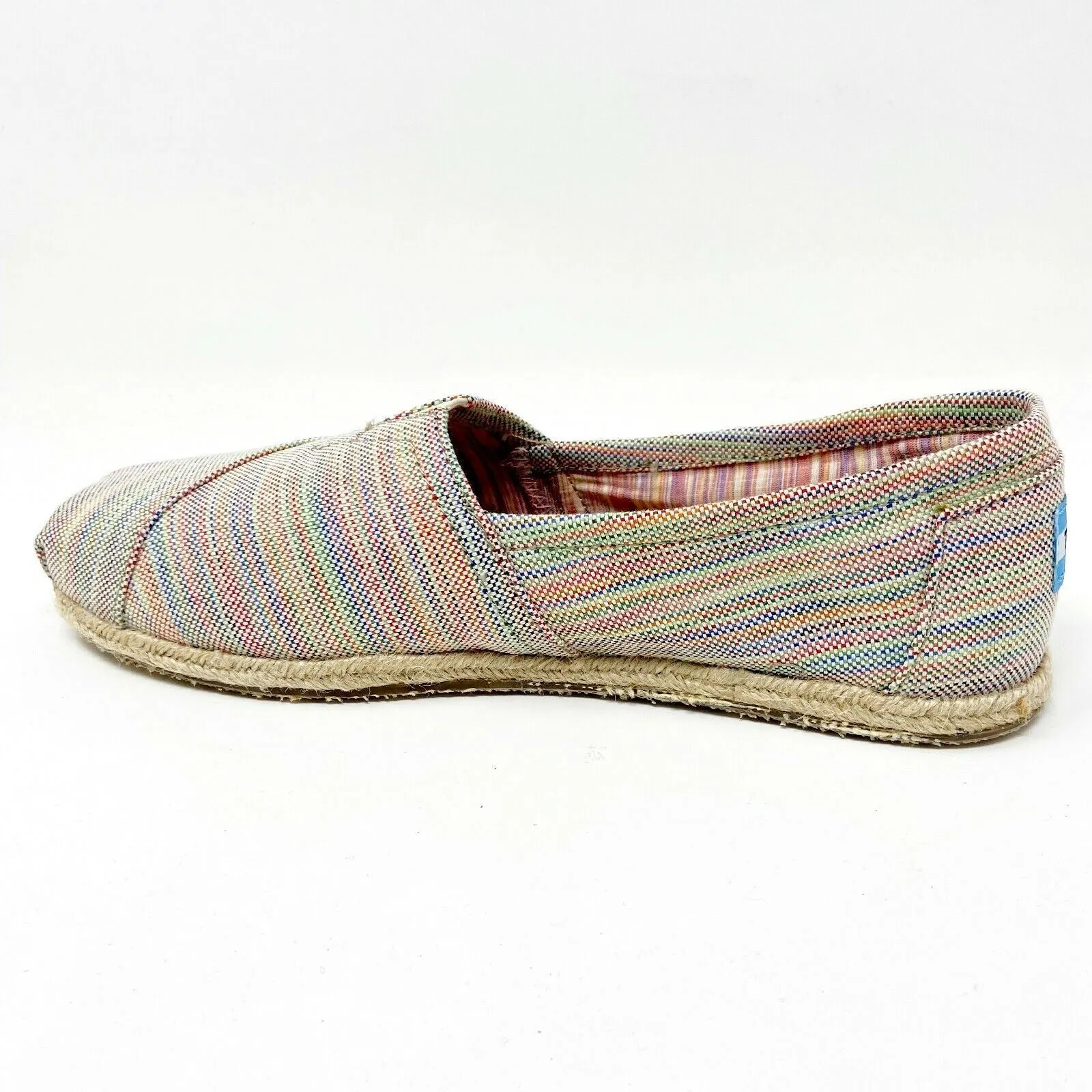 Toms Classics Baxter Womens Slip On Casual Canvas Flat Shoes